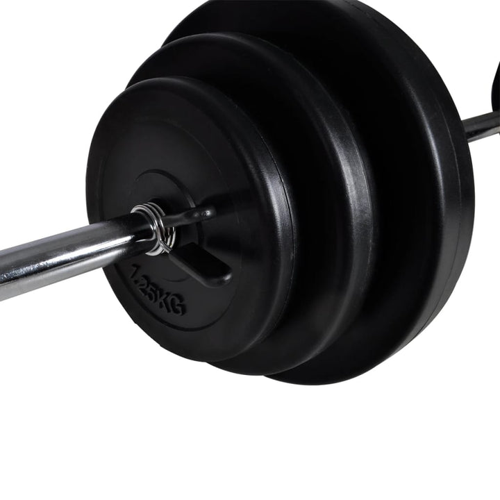 Turn De Forță Montat Pe Perete Cu Set Haltere & Gantere 30,5 Kg