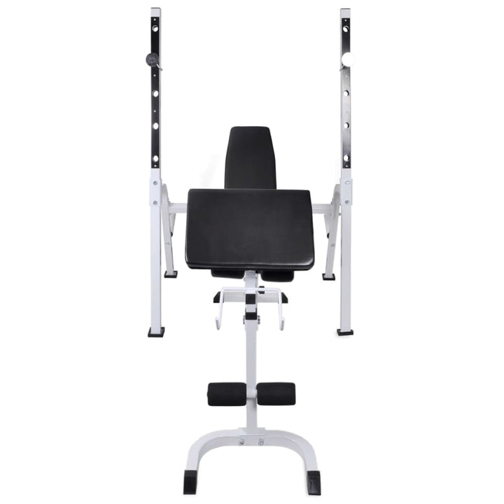 Bancă Antrenament Rastel Greutăți, Set Haltere/Gantere, 60,5Kg