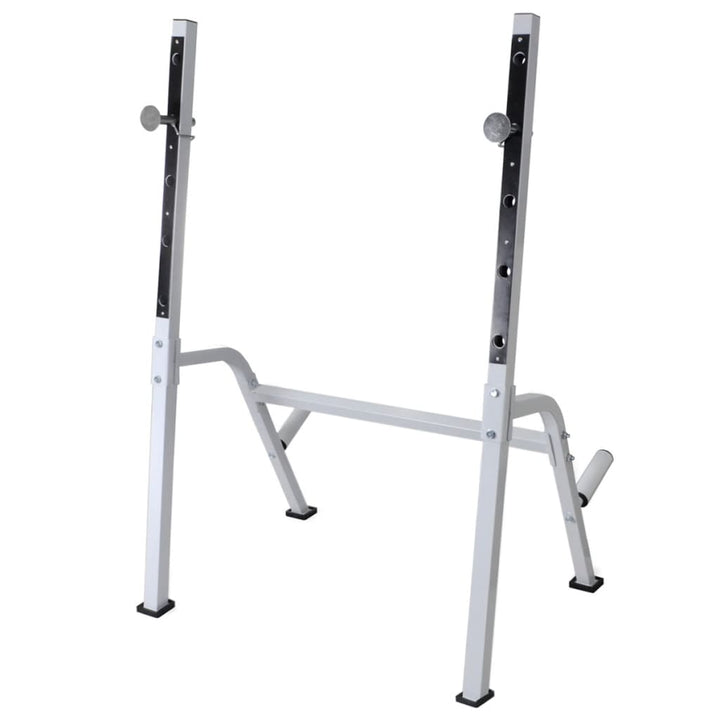 Bancă Antrenament Rastel Greutăți, Set Haltere/Gantere, 60,5Kg