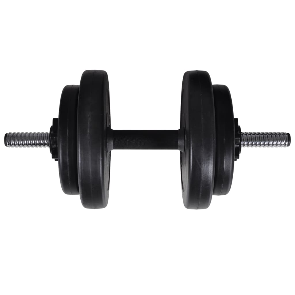 Bancă Antrenament Rastel Greutăți, Set Haltere/Gantere, 60,5Kg