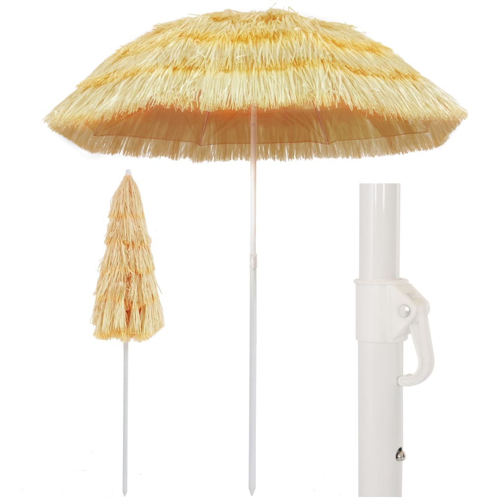 Umbrelă De Plajă, Natural, , Stil Hawaiian