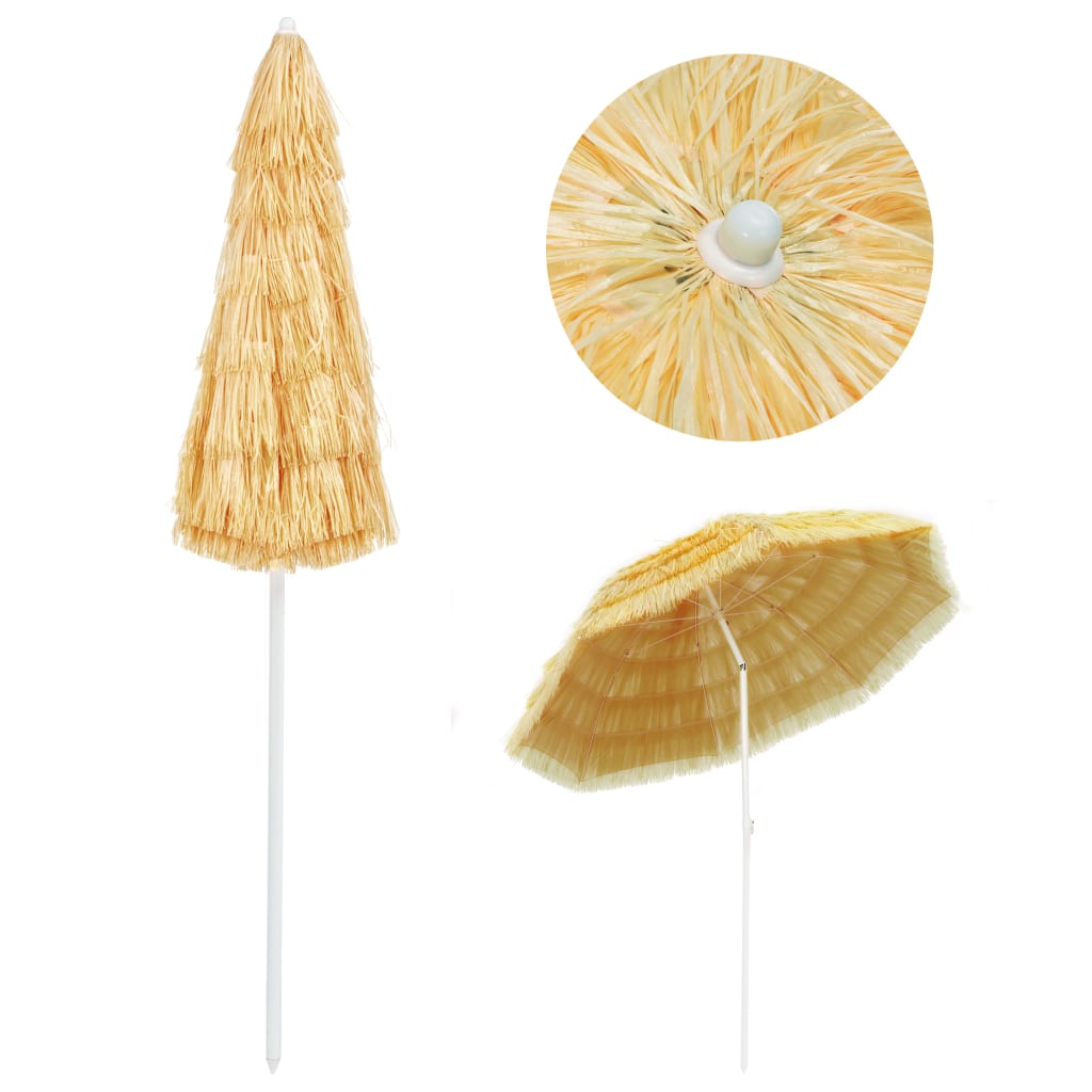 Umbrelă De Plajă, Natural, , Stil Hawaiian