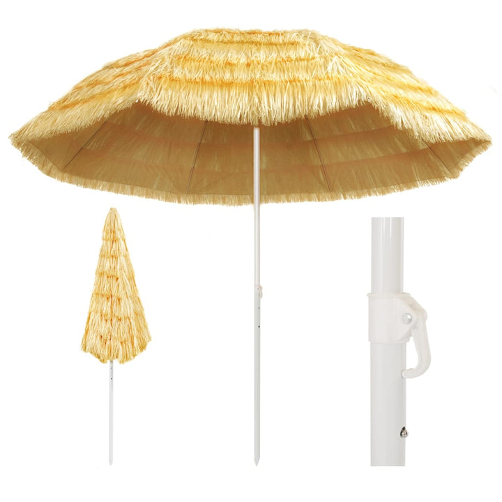 Umbrelă De Plajă, Natural, , Stil Hawaiian