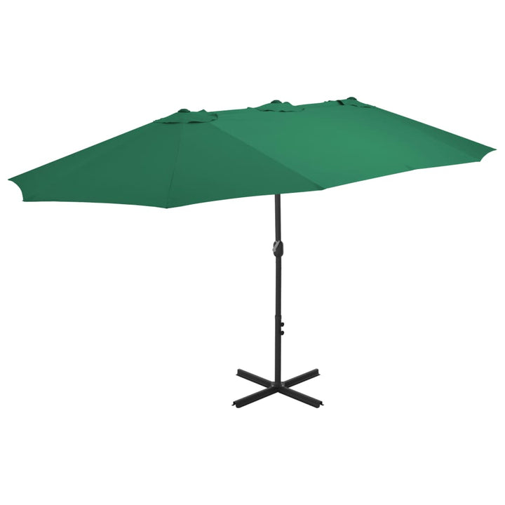 Umbrelă De Soare Cu Stâlp Aluminiu, , 460 X 270 Cm