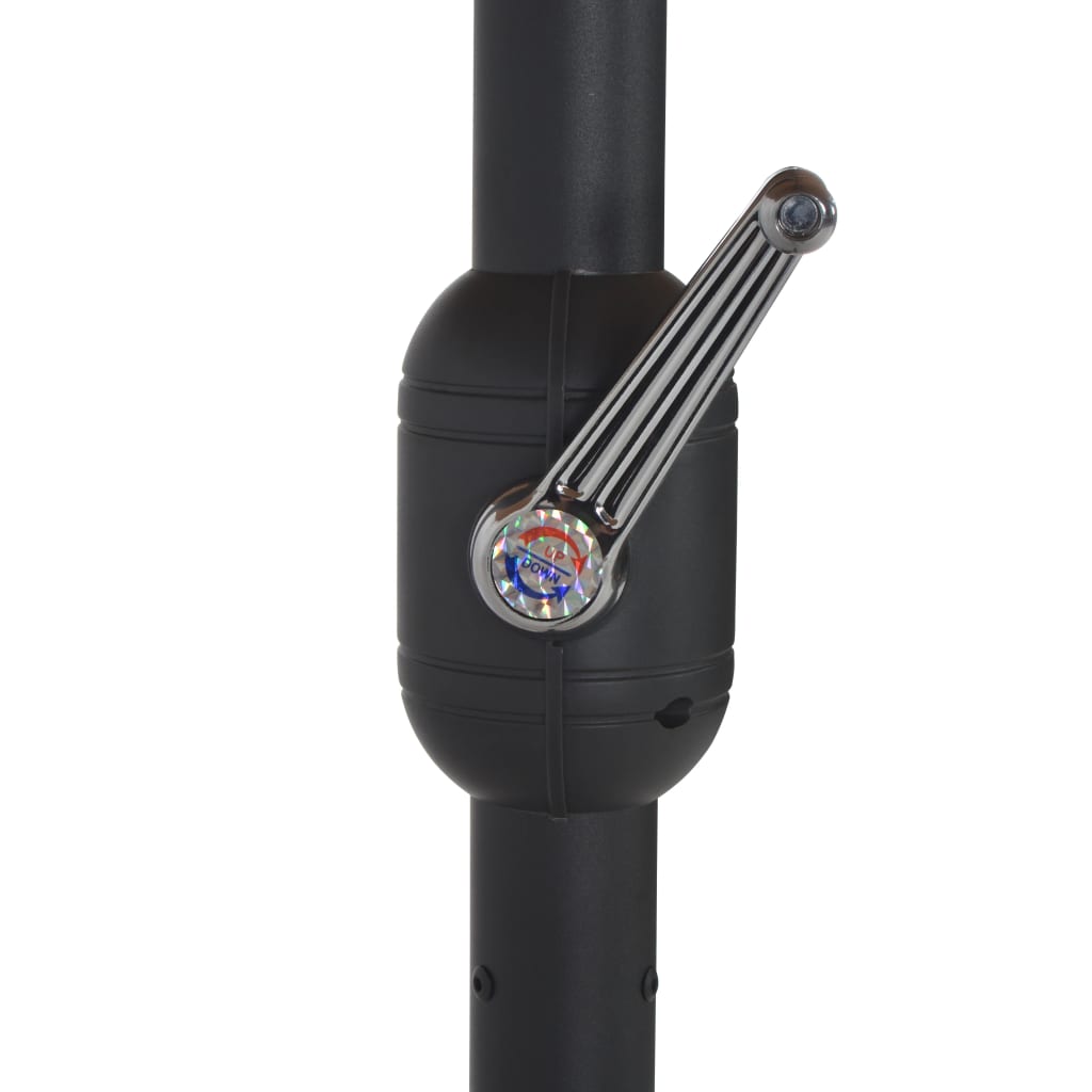 Umbrelă De Soare Cu Stâlp Aluminiu, , 460 X 270 Cm