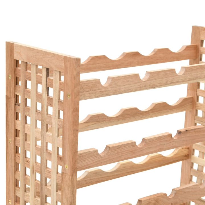 Suport Sticle Vin Pentru 25 Sticle, 63X25X73 Cm, Lemn Masiv Nuc