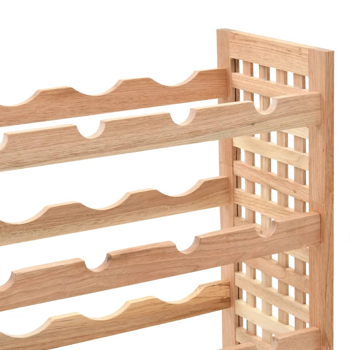 Suport Sticle Vin Pentru 25 Sticle, 63X25X73 Cm, Lemn Masiv Nuc