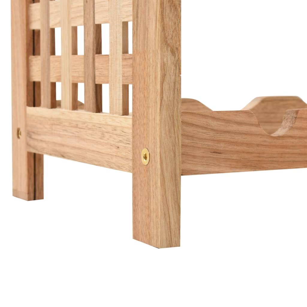 Suport Sticle Vin Pentru 25 Sticle, 63X25X73 Cm, Lemn Masiv Nuc