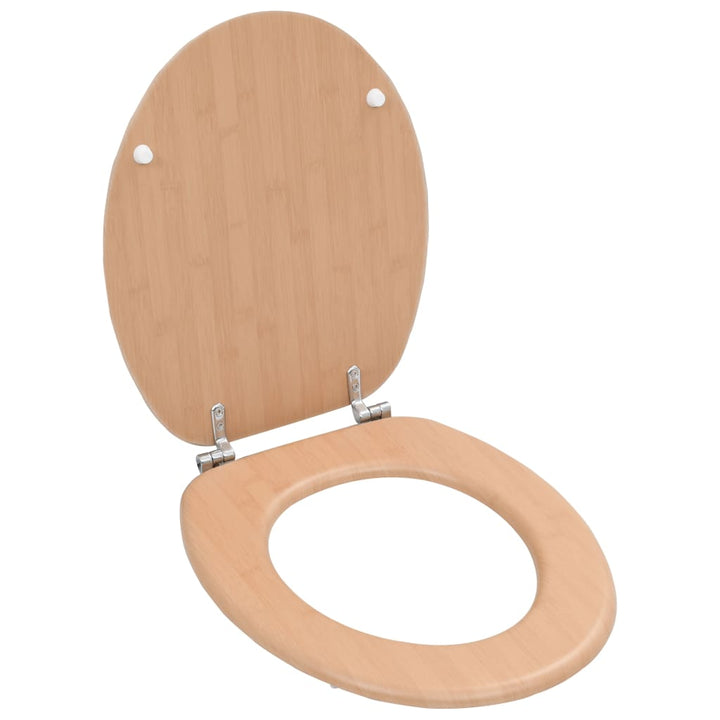 Scaune Wc Cu Capac, 2 Buc., Mdf, Model Savană