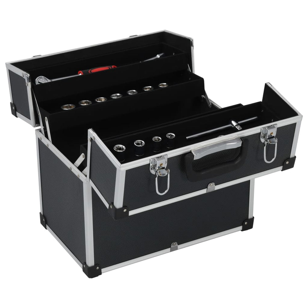 Cutie De Scule, Negru, 38X22,5X34 Cm, Aluminiu