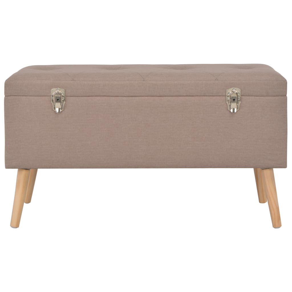 Taburete Cu Depozitare, 3 Buc., , Material Textil