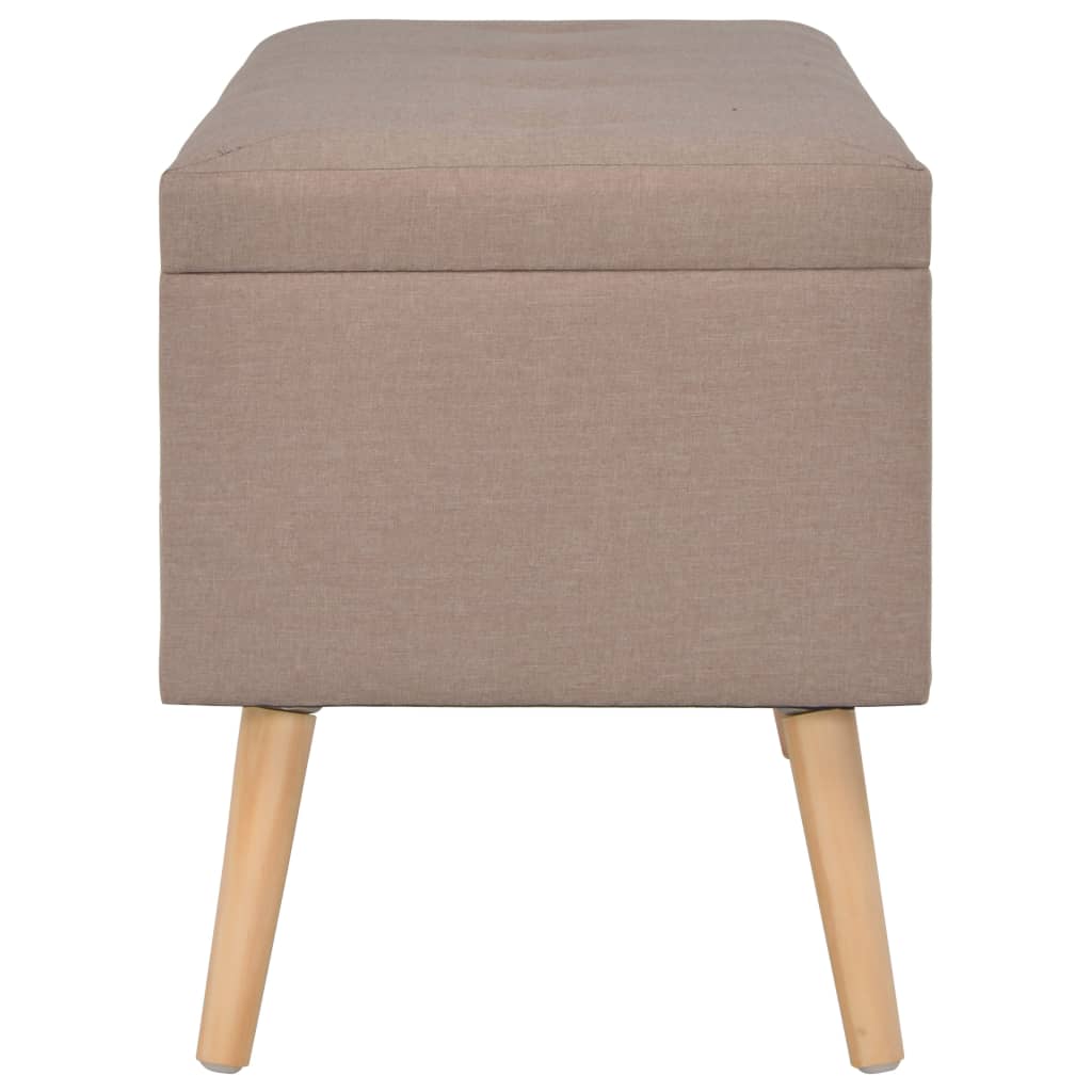 Taburete Cu Depozitare, 3 Buc., , Material Textil