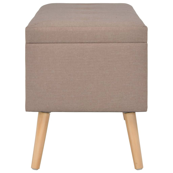 Taburete Cu Depozitare, 3 Buc., , Material Textil
