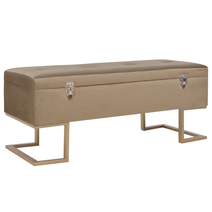 Banchetă Cu Un Compartiment De Depozitare 105 Cm Catifea