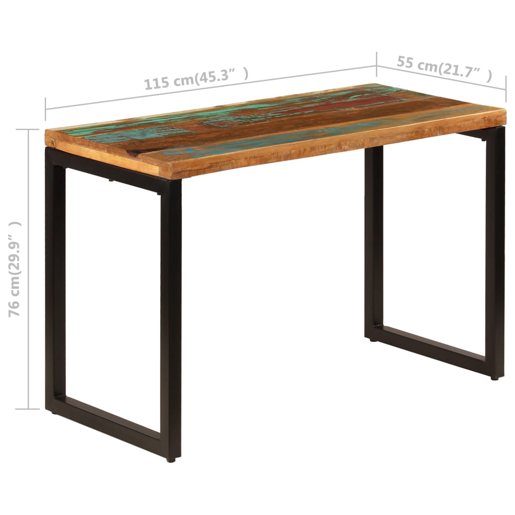 Masă De Bucătărie, 115X55X76 Cm, Și Oțel