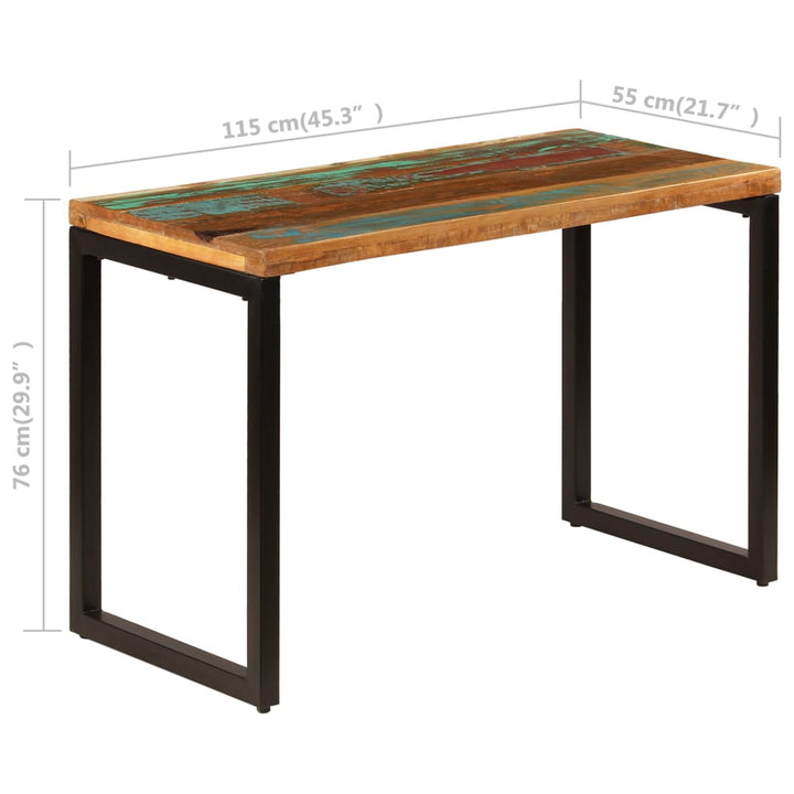 Masă De Bucătărie, 115X55X76 Cm, Și Oțel