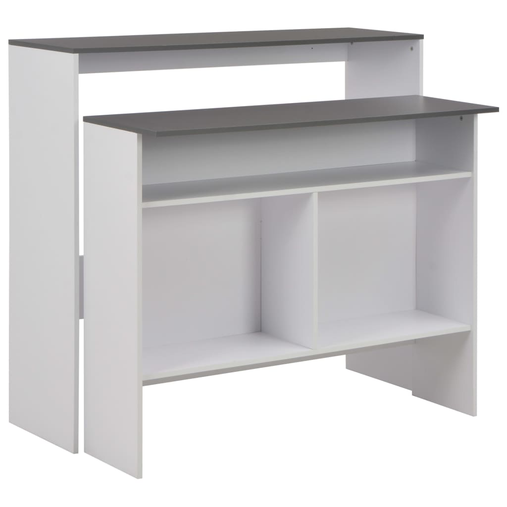 Masă De Bar Cu 2 Blaturi, , 130X40X120 Cm