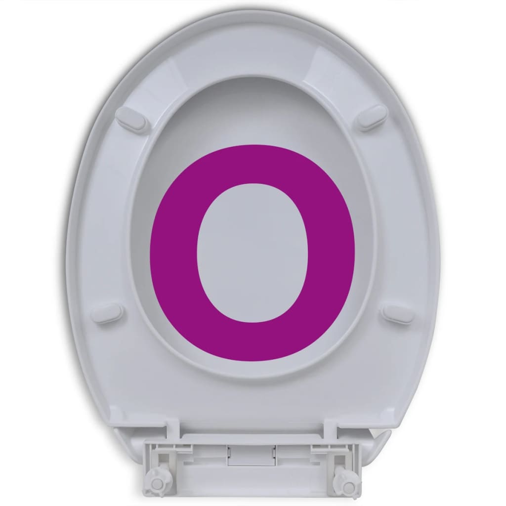 Capace Wc Cu Închidere Silențioasă, 2 Buc., Alb, Plastic