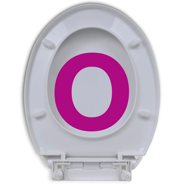 Capace Wc Cu Închidere Silențioasă, 2 Buc., Alb, Plastic
