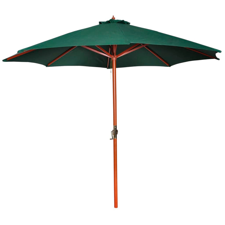 Umbrelă De Exterior Cu Stâlp Din Lemn, 300 Cm, Teracotă