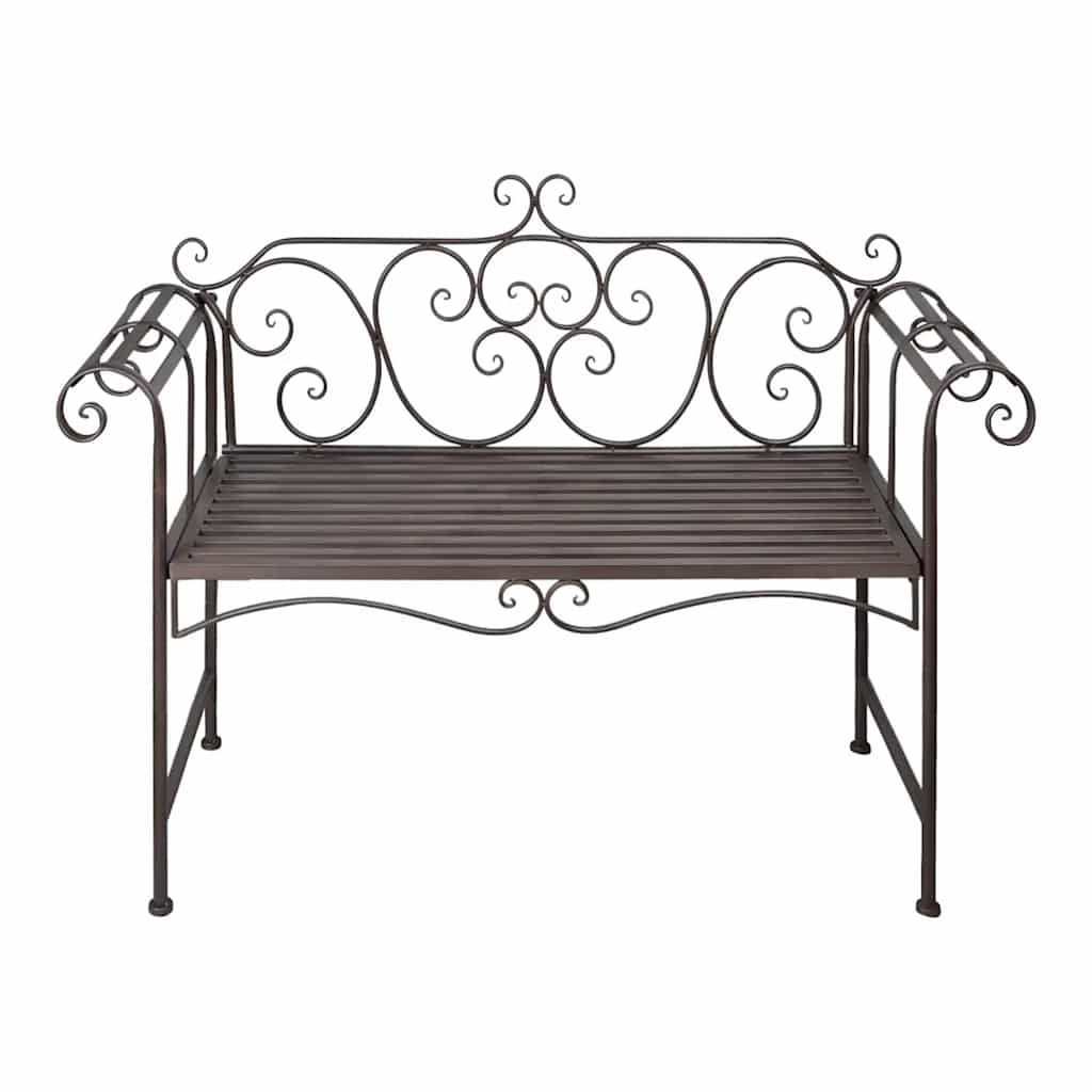 Bancă De Grădină, Învechit, 132 Cm, Oțel