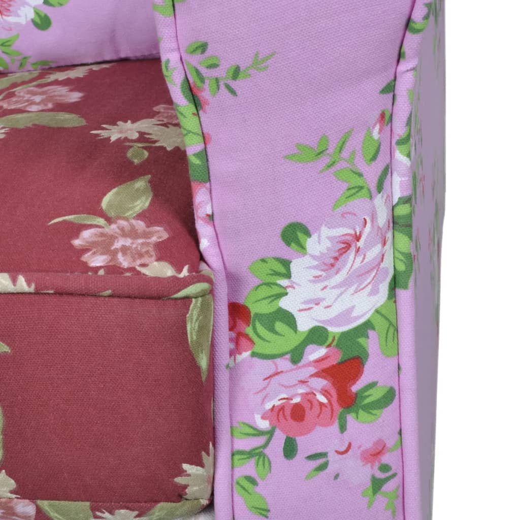 Fotoliu Cu Design Petice, Material Textil
