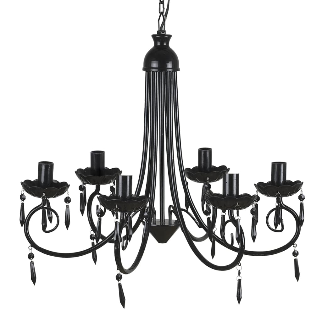 Lampă De Tavan Candelabru Elegant 6 Fasunguri Pentru Becuri