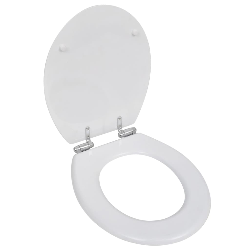 Scaune Wc Cu Capac, 2 Buc., Mdf, Model Savană