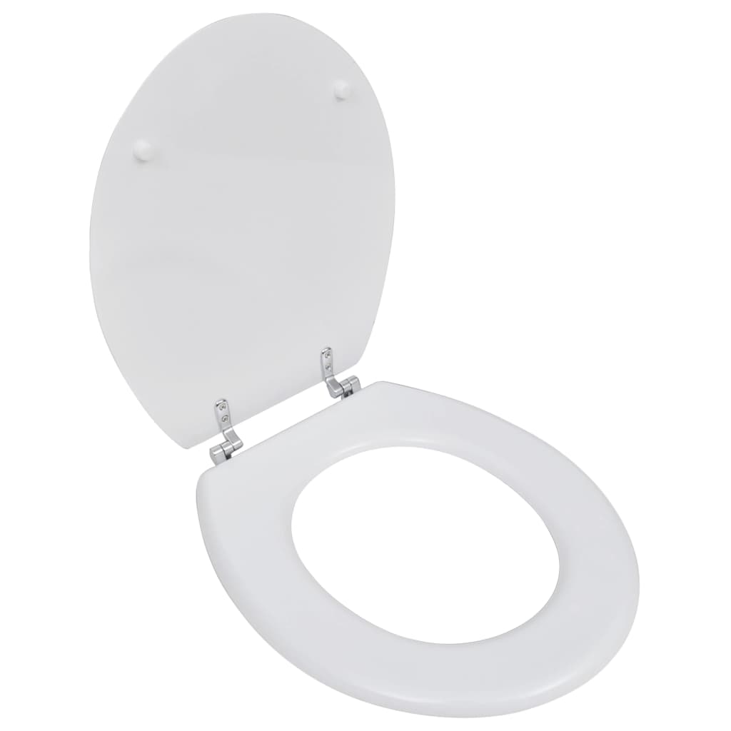 Scaune Wc Cu Capac, 2 Buc., Mdf, Model Savană