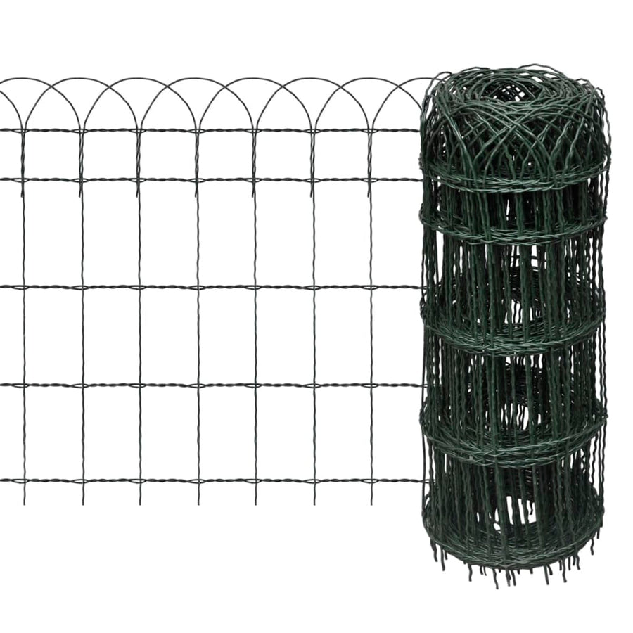 Gard Delimitare Grădină Fier Vopsit Electrostatic 25 X 0,65 M