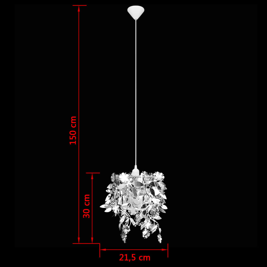 Lampă Tip Candelabru, Cu Frunze Strălucitoare, 21,5 X 30 Cm,