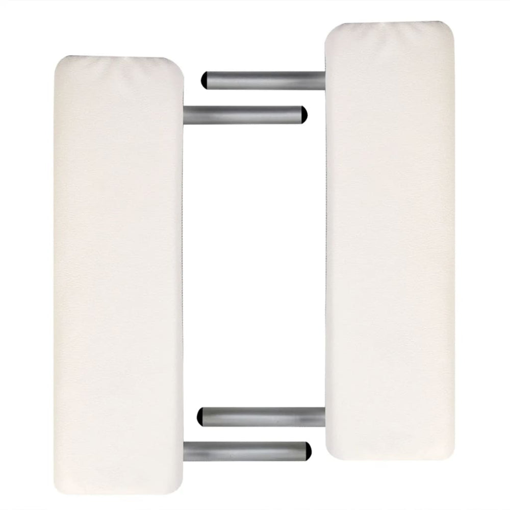 Masă De Masaj Pliabilă, 2 Zone, , Cadru Din Aluminiu