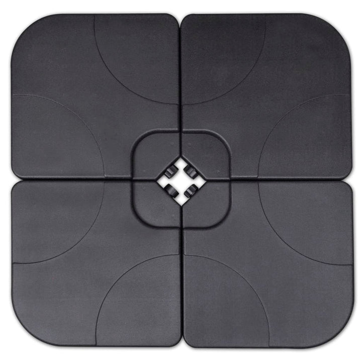 Umbrelă De Soare De Grădină Din Aluminiu, Bază Portabilă,