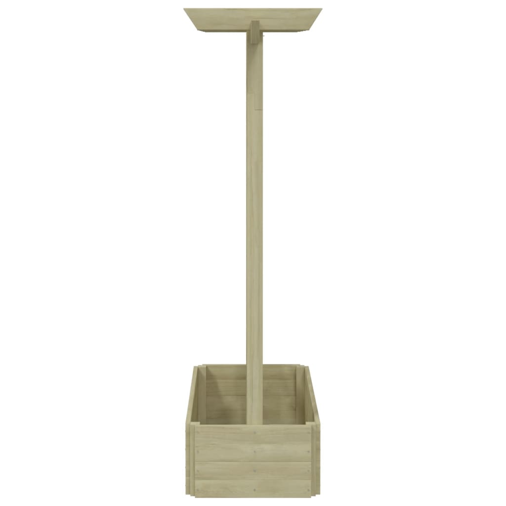 Pergolă De Grădină Cu Jardinieră, 162 X 56 X 204 Cm, Lemn