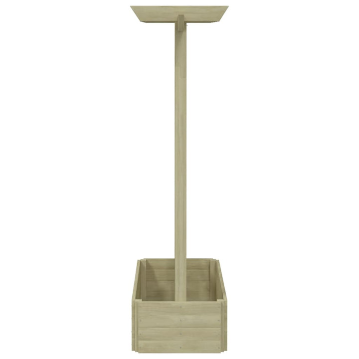 Pergolă De Grădină Cu Jardinieră, 162 X 56 X 204 Cm, Lemn