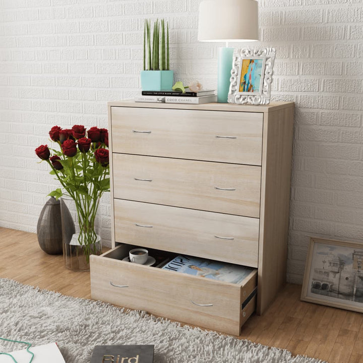 Dulap Cu 4 Sertare, 60X30,5X71 Cm, Culoare