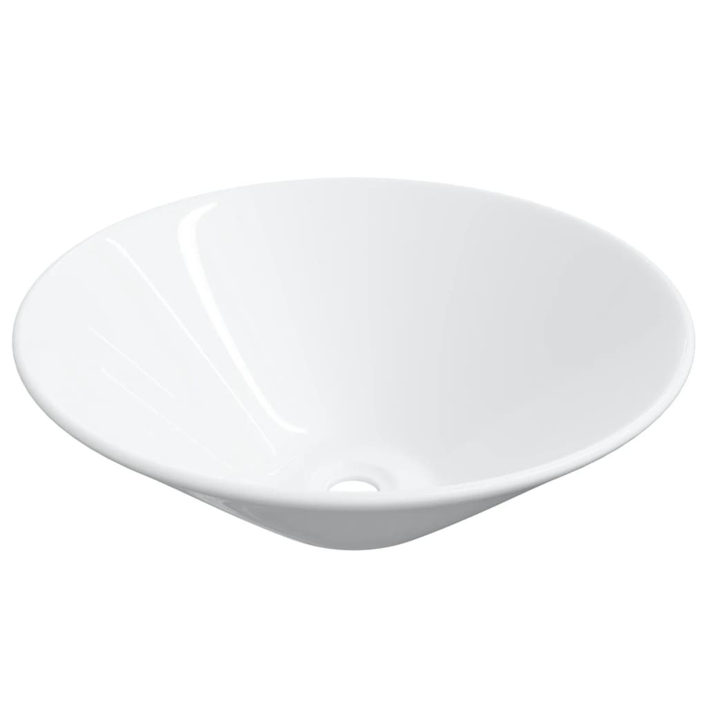 Chiuvetă Ceramică Rotundă, 2 Buc. (Nu Se Vinde Individual)