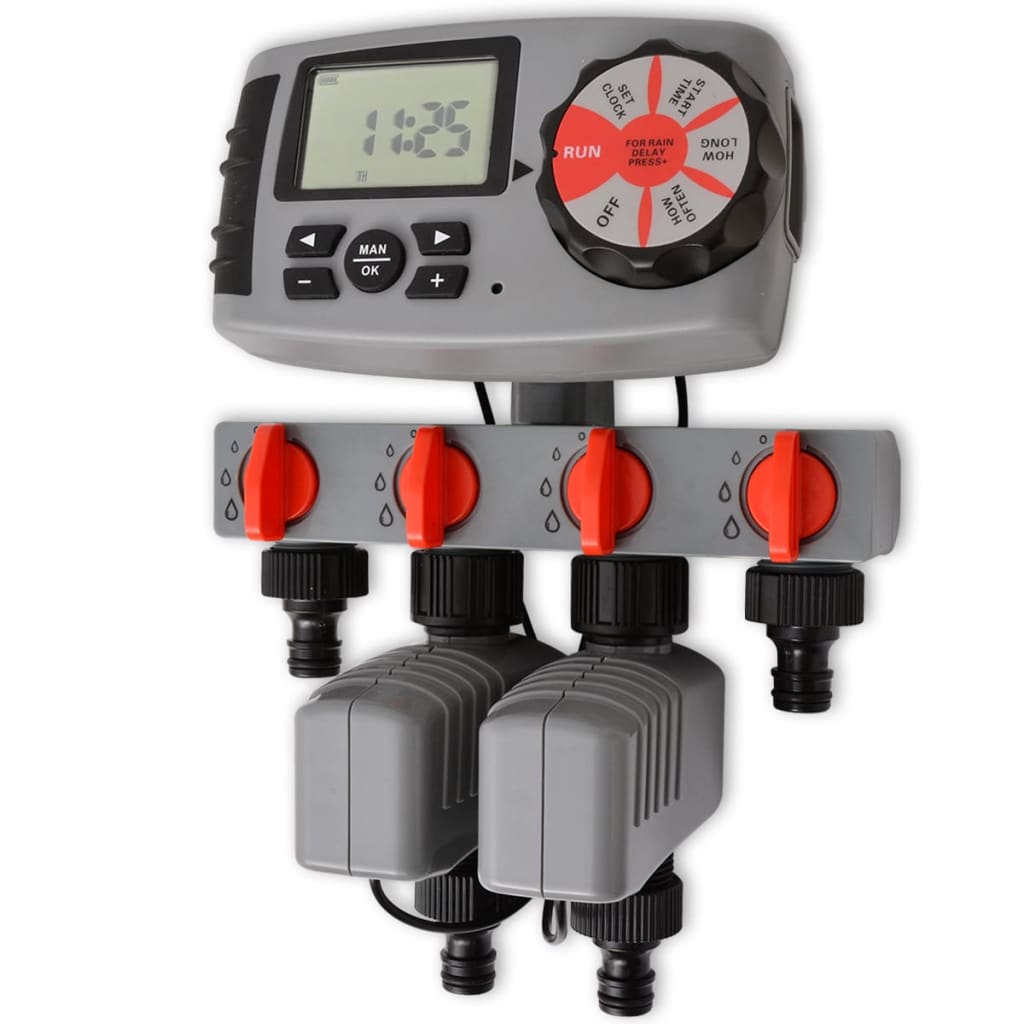 42352  Timer Automat De Irigare Cu 4 Stații 3 V
