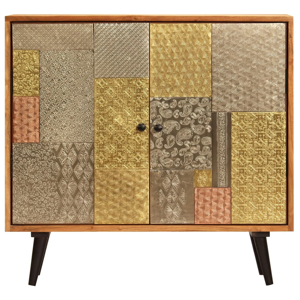 Servantă, 80 X 30 X 75 Cm, Lemn Masiv De Acacia