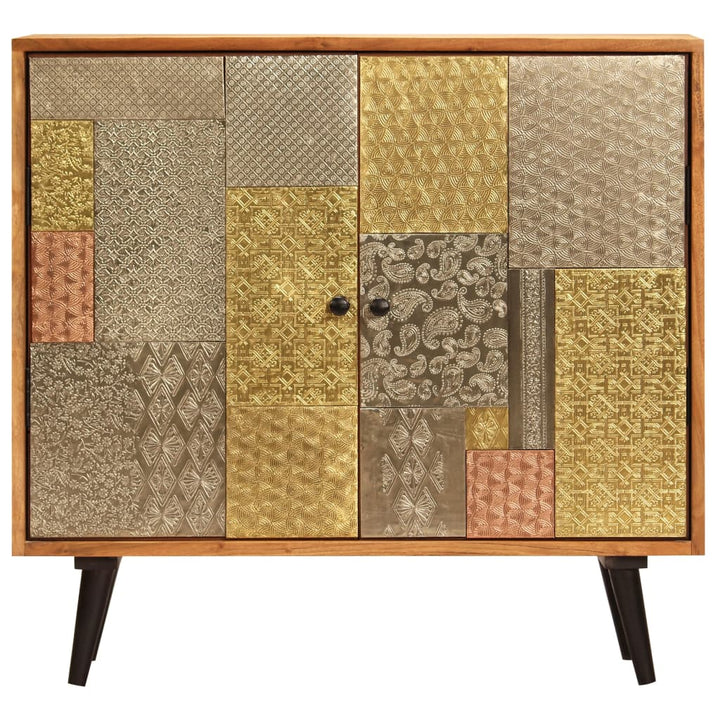 Servantă, 80 X 30 X 75 Cm, Lemn Masiv De Acacia