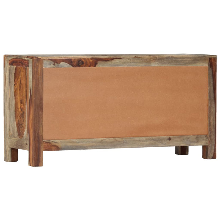 Servantă, Gri, 100X30X50 Cm, Lemn Masiv De Sheesham