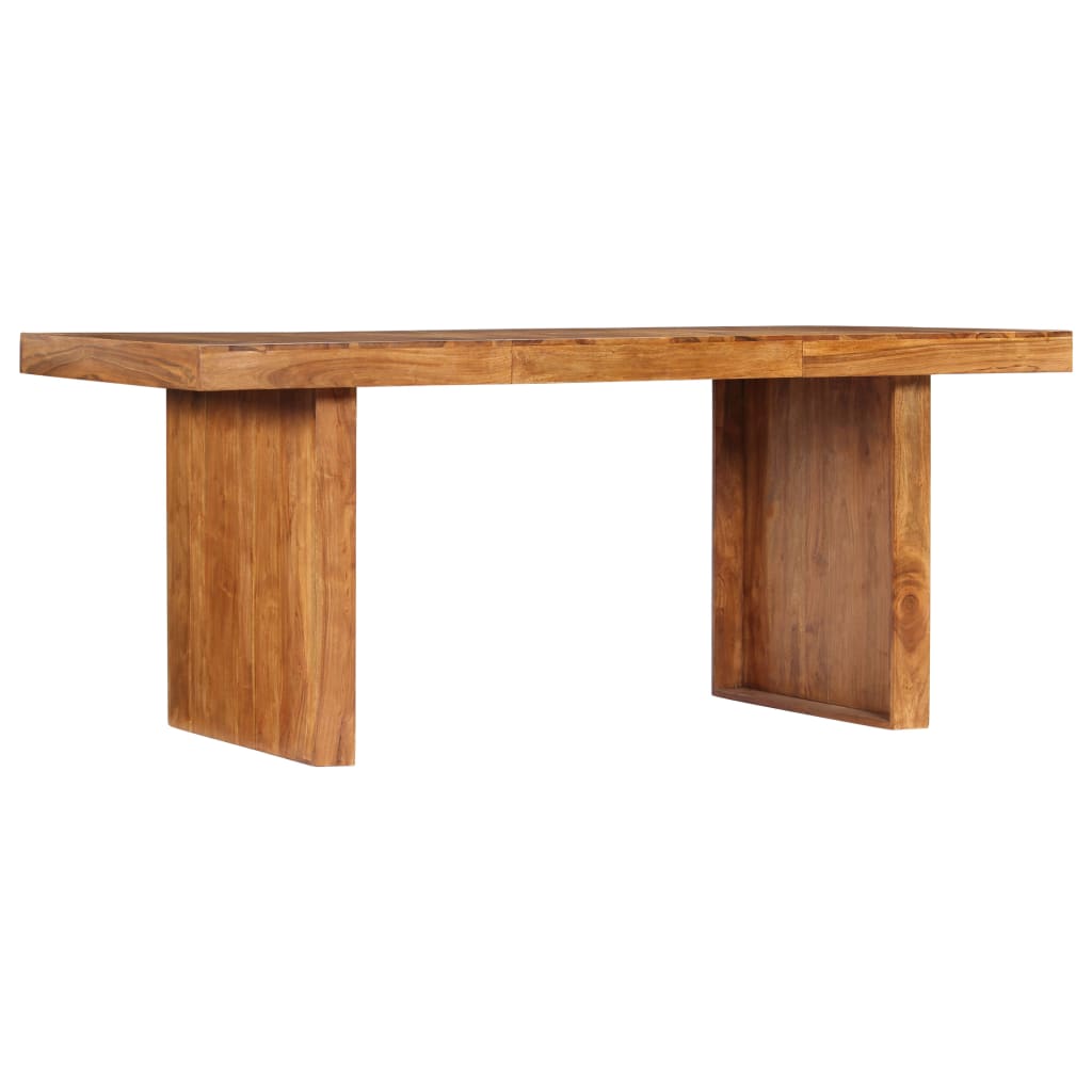 Masă De Bucătărie, 180 X 90 X 75 Cm, Lemn Masiv De Acacia