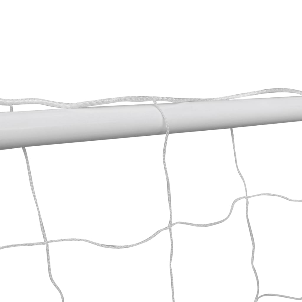 Porți De Fotbal Cu Plasă, 2 Buc, 240 X 90 X 150 Cm, Oțel