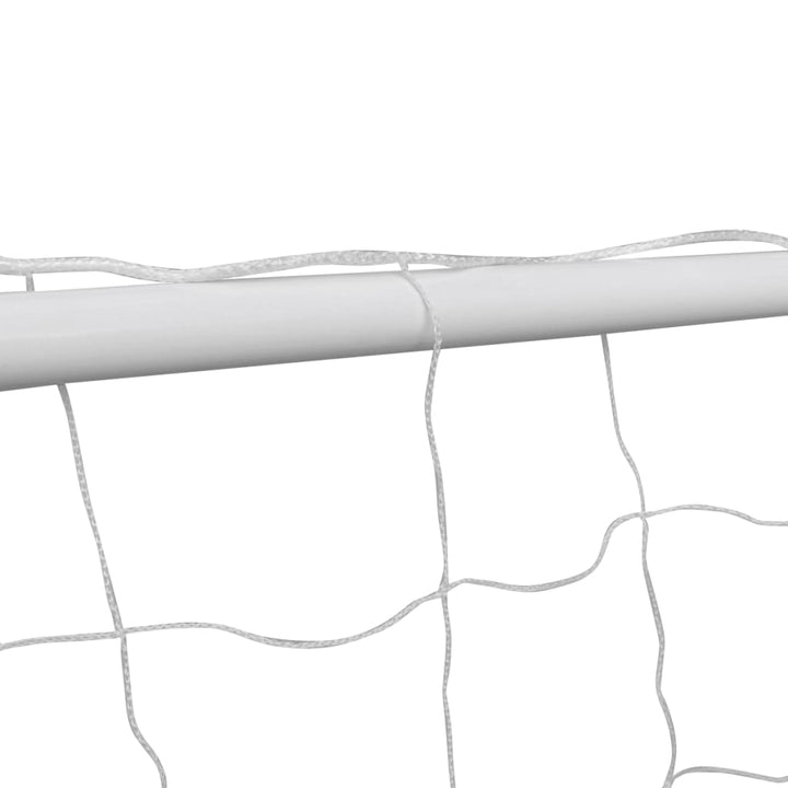 Porți De Fotbal Cu Plasă, 2 Buc, 240 X 90 X 150 Cm, Oțel