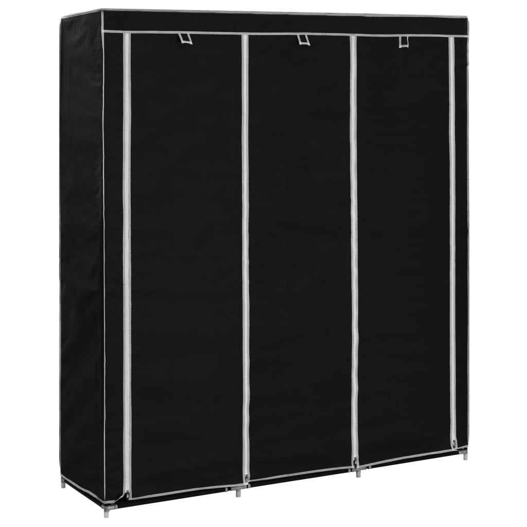 Șifonier Cu Compartimente Și Bare, , 150X45X175 Cm, Textil