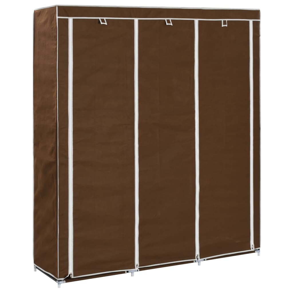 Șifonier Cu Compartimente Și Bare, , 150X45X175 Cm, Textil