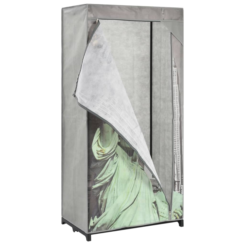 Șifonier New York, 75 X 45 X 160 Cm, Material Textil