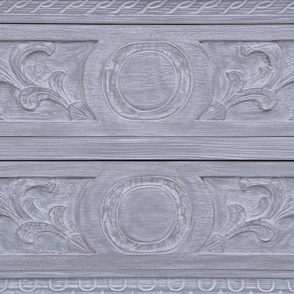 Dulap Cu 2 Sertare, 90X30X60 Cm, Lemn Masiv De Mahon