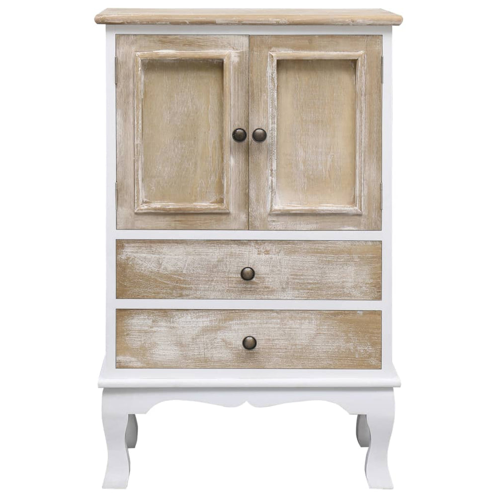 Dulap Cu Sertare, Alb, 50 X 30 X 80 Cm, Lemn