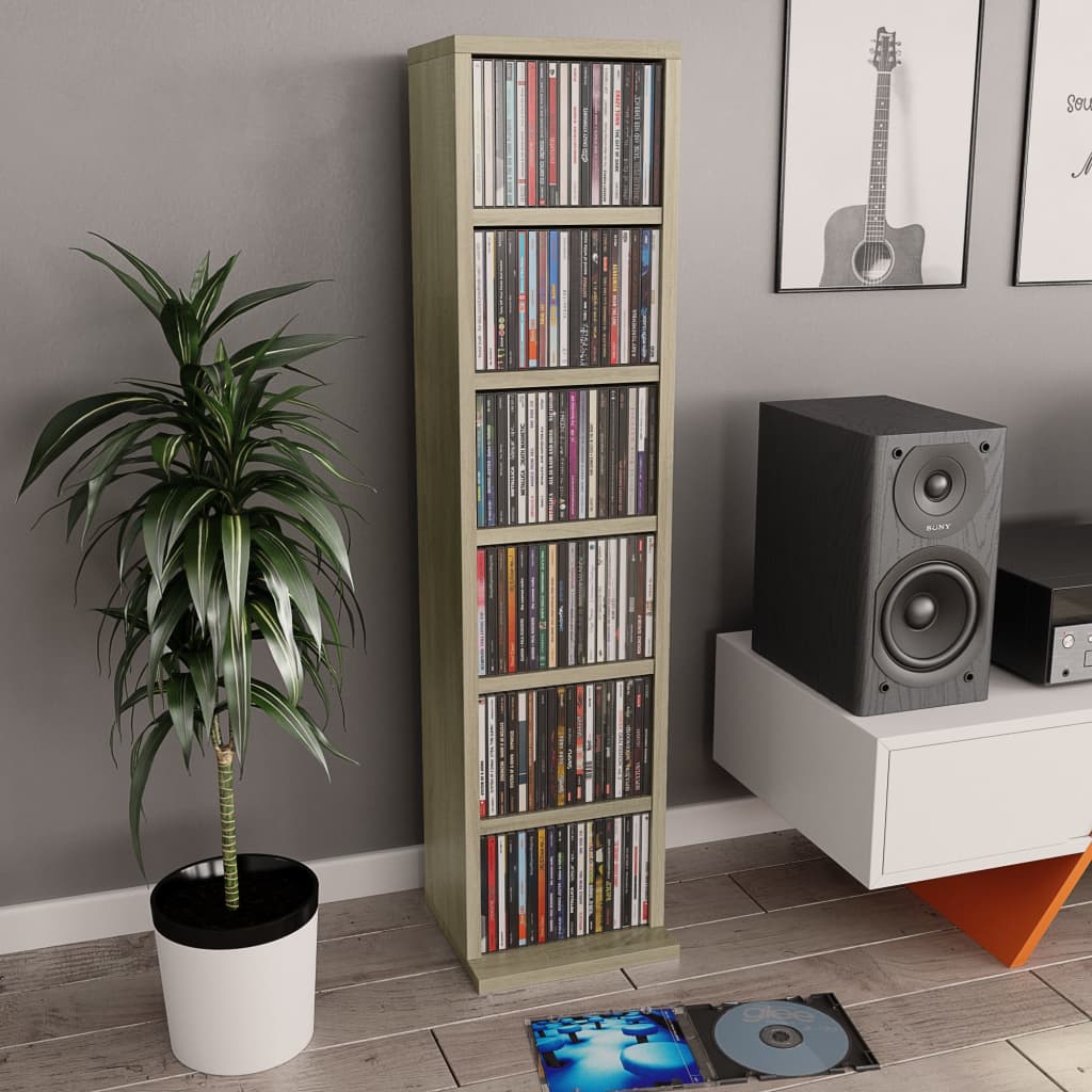 Dulap Cd-Uri, , 21X20X88 Cm, Lemn Compozit